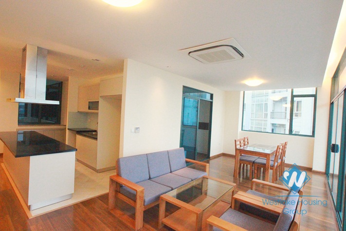 Brand new 02 bedrooms apartment for rent in Truc Bach area, Ba Dinh, Hanoi